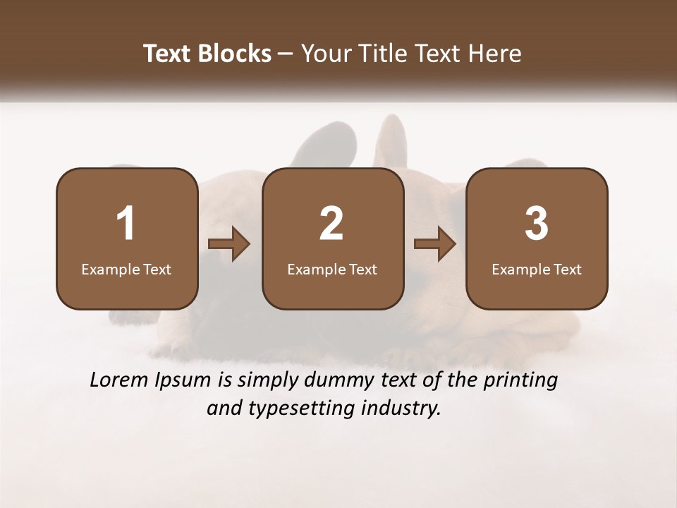 Two Puppies Are Laying Down On A White Carpet PowerPoint Template