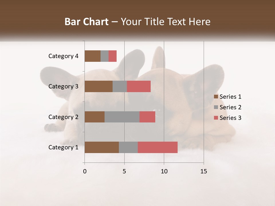 Two Puppies Are Laying Down On A White Carpet PowerPoint Template
