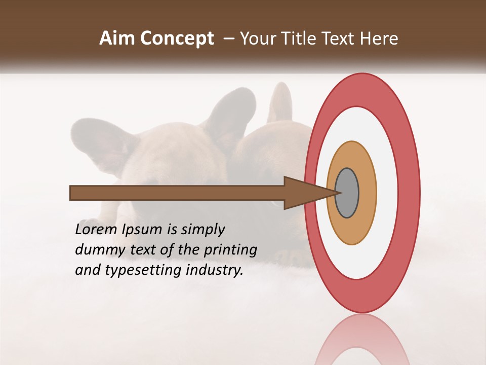 Two Puppies Are Laying Down On A White Carpet PowerPoint Template