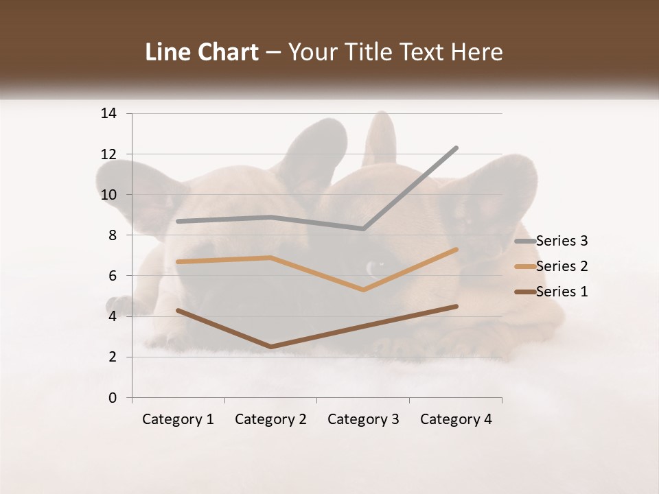 Two Puppies Are Laying Down On A White Carpet PowerPoint Template
