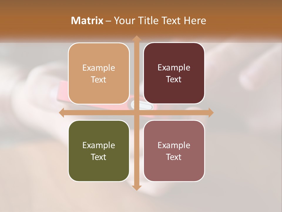 A Person Holding A Cell Phone In Their Hands PowerPoint Template