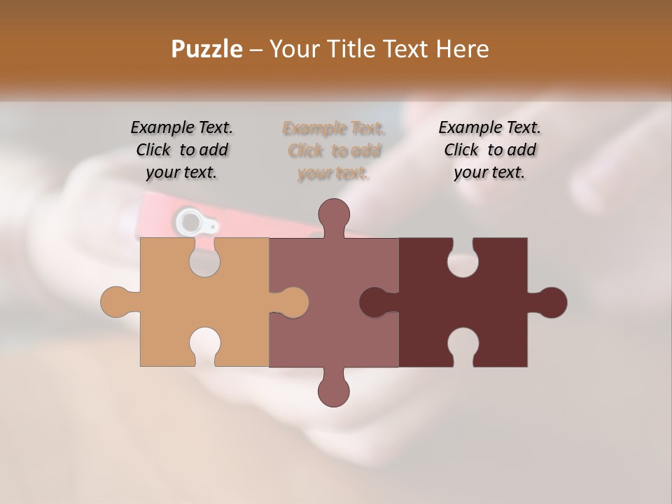 A Person Holding A Cell Phone In Their Hands PowerPoint Template