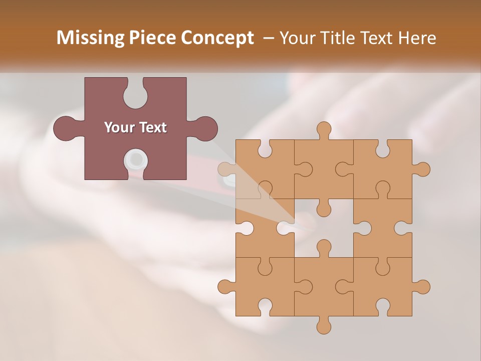 A Person Holding A Cell Phone In Their Hands PowerPoint Template