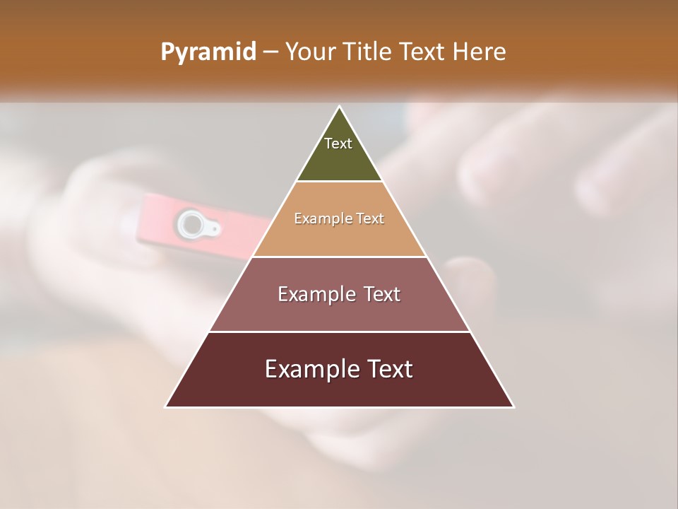 A Person Holding A Cell Phone In Their Hands PowerPoint Template