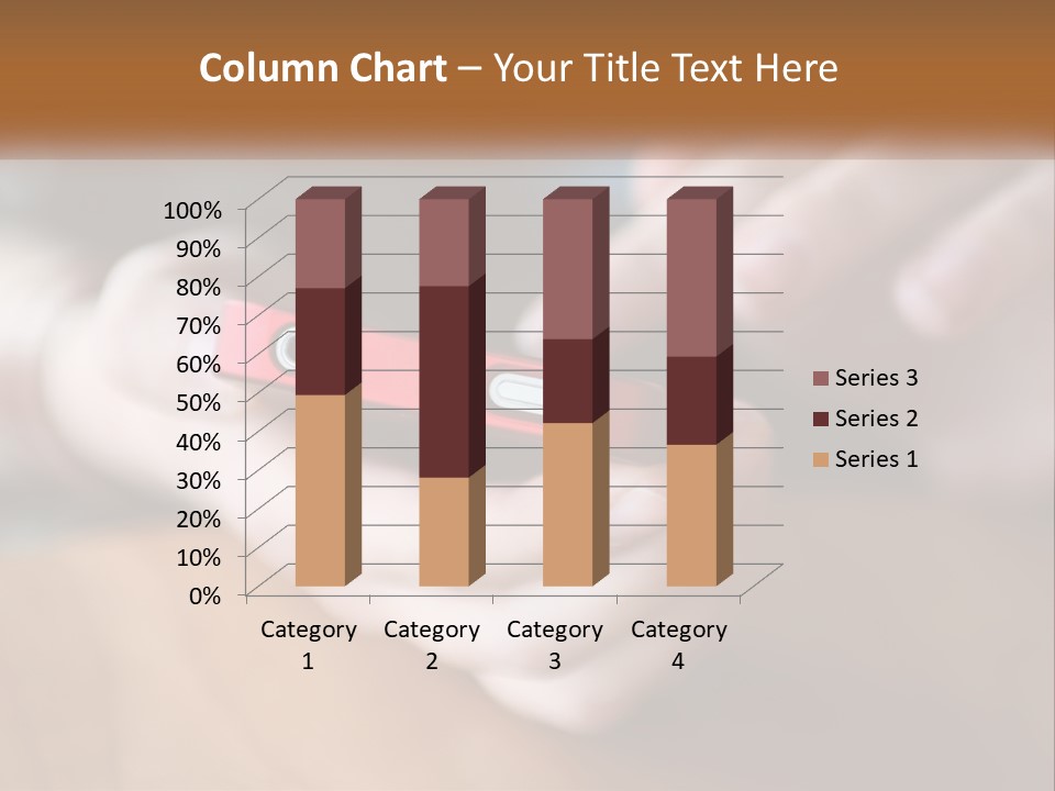 A Person Holding A Cell Phone In Their Hands PowerPoint Template
