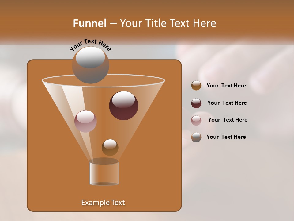A Person Holding A Cell Phone In Their Hands PowerPoint Template