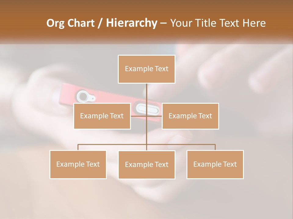 A Person Holding A Cell Phone In Their Hands PowerPoint Template