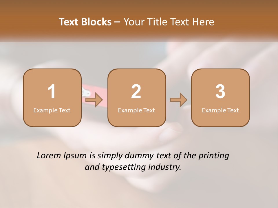 A Person Holding A Cell Phone In Their Hands PowerPoint Template