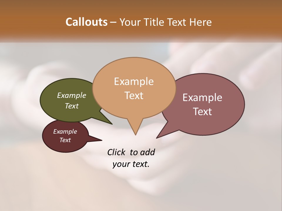 A Person Holding A Cell Phone In Their Hands PowerPoint Template