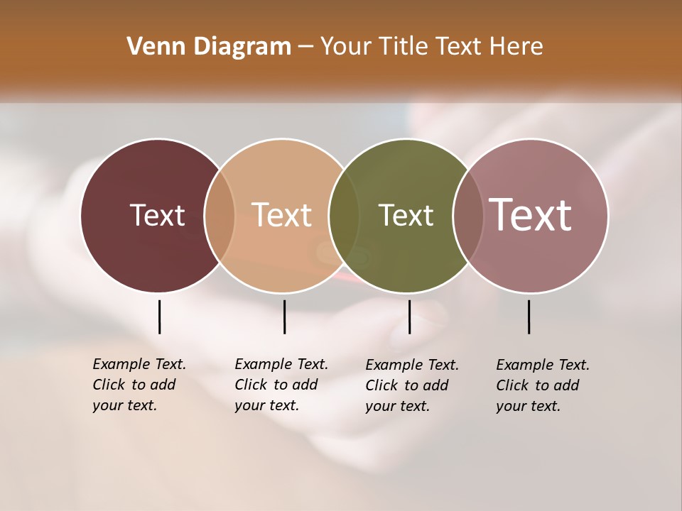 A Person Holding A Cell Phone In Their Hands PowerPoint Template