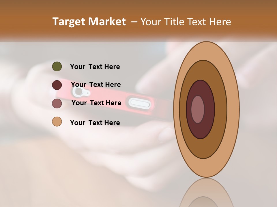 A Person Holding A Cell Phone In Their Hands PowerPoint Template