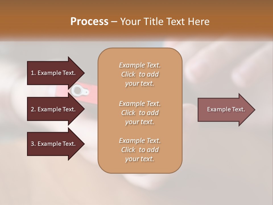 A Person Holding A Cell Phone In Their Hands PowerPoint Template