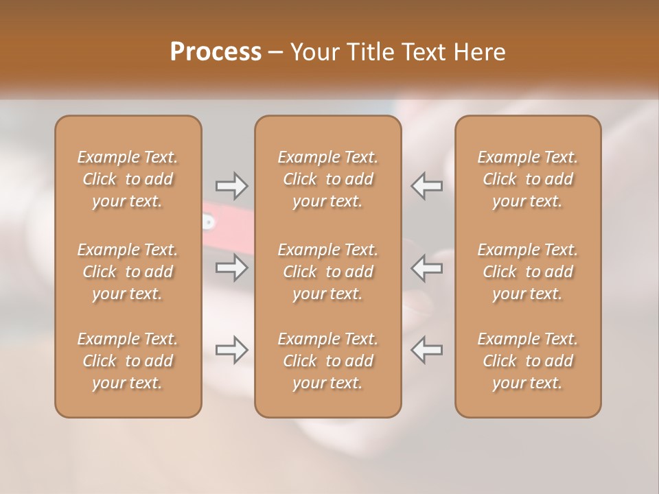 A Person Holding A Cell Phone In Their Hands PowerPoint Template
