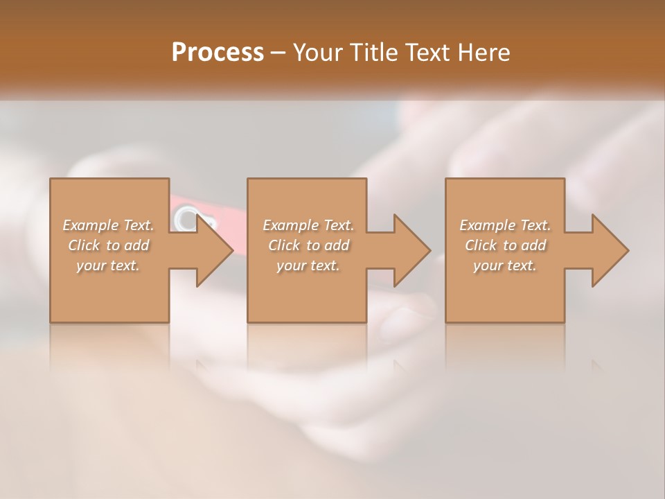 A Person Holding A Cell Phone In Their Hands PowerPoint Template