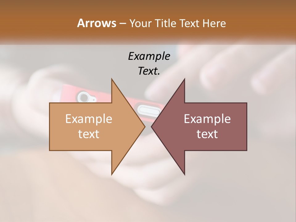A Person Holding A Cell Phone In Their Hands PowerPoint Template