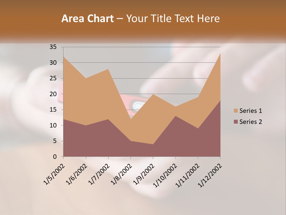 A Person Holding A Cell Phone In Their Hands PowerPoint Template