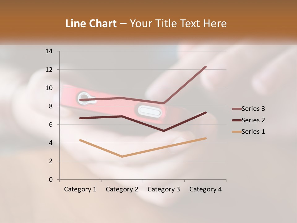 A Person Holding A Cell Phone In Their Hands PowerPoint Template