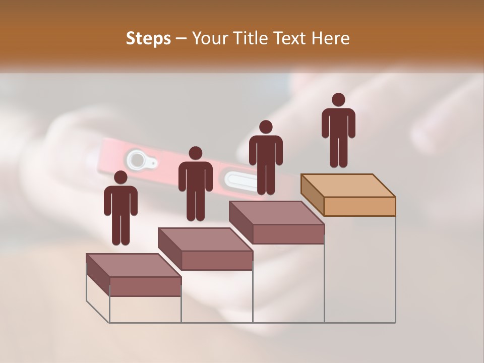 A Person Holding A Cell Phone In Their Hands PowerPoint Template