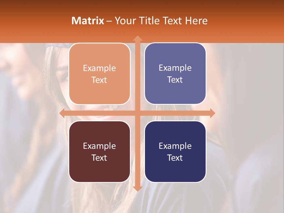 A Group Of Young Women In Graduation Gowns PowerPoint Template