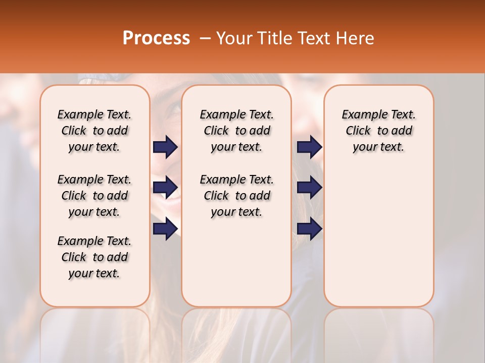 A Group Of Young Women In Graduation Gowns PowerPoint Template