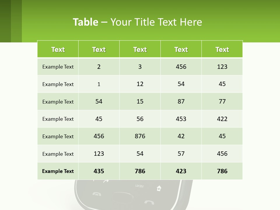 A Cell Phone With A Book Shelf On It PowerPoint Template