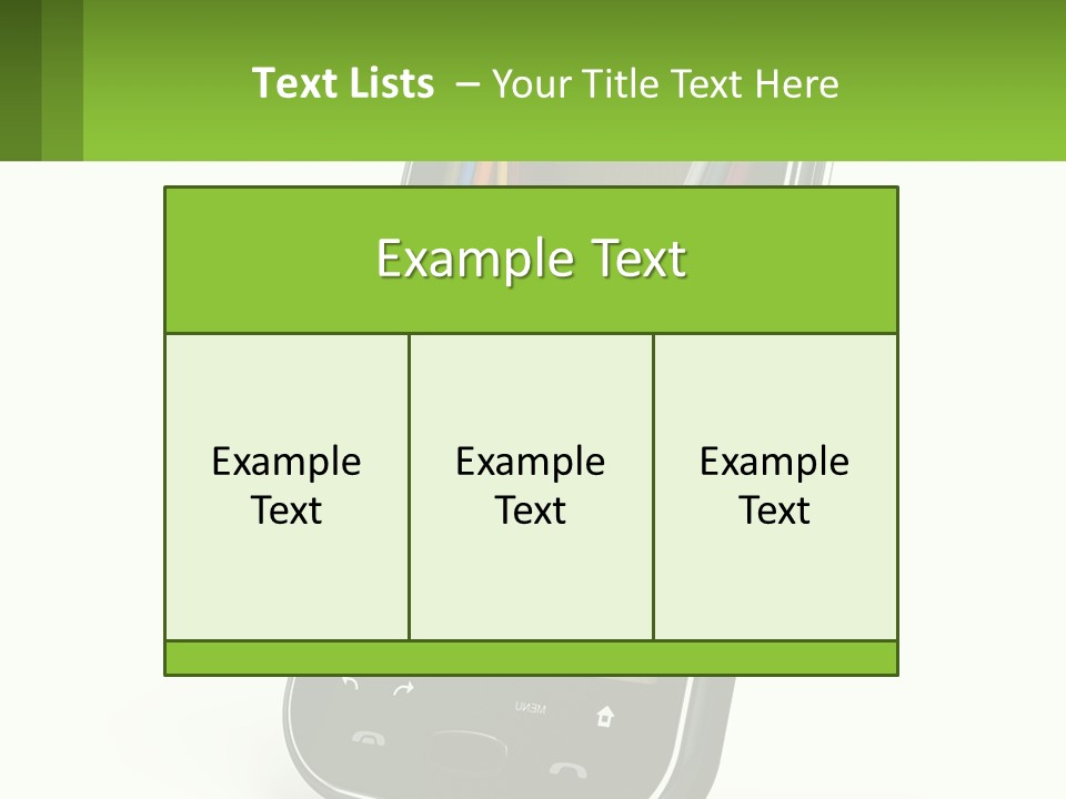 A Cell Phone With A Book Shelf On It PowerPoint Template