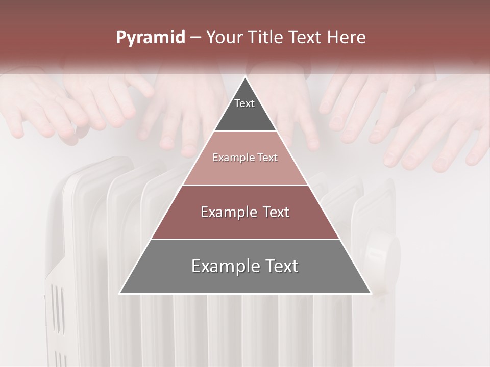 A Group Of People With Their Hands On A Radiator PowerPoint Template