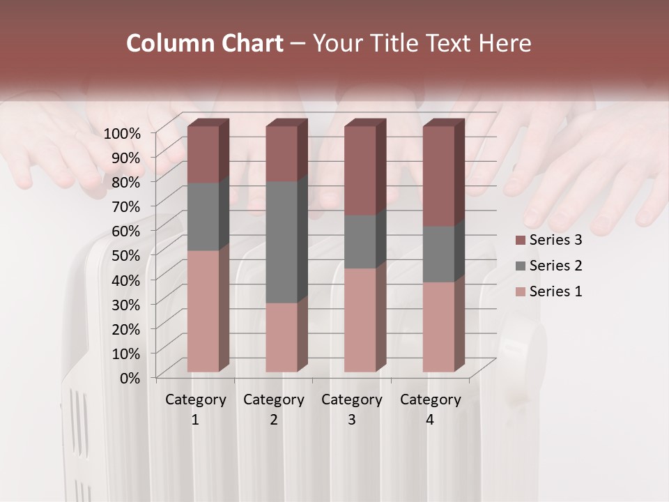 A Group Of People With Their Hands On A Radiator PowerPoint Template
