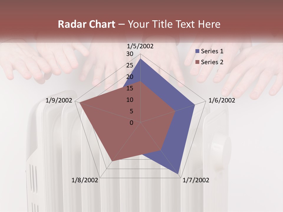 A Group Of People With Their Hands On A Radiator PowerPoint Template