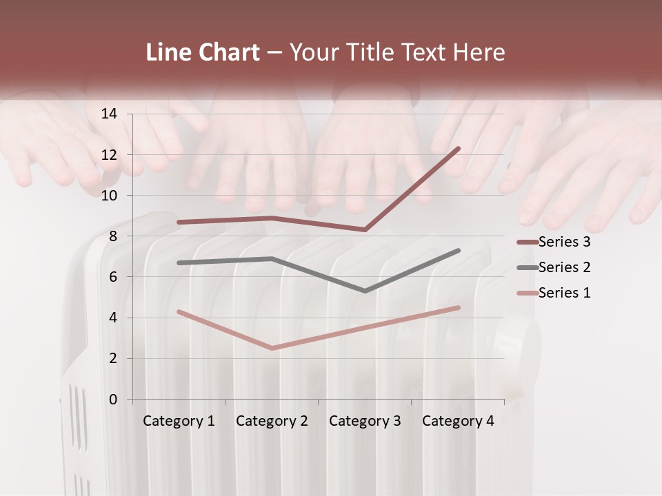 A Group Of People With Their Hands On A Radiator PowerPoint Template