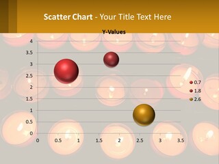 Many Lit Candles Are Arranged In A Row PowerPoint Template