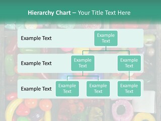 A Wooden Box Filled With Lots Of Candy PowerPoint Template
