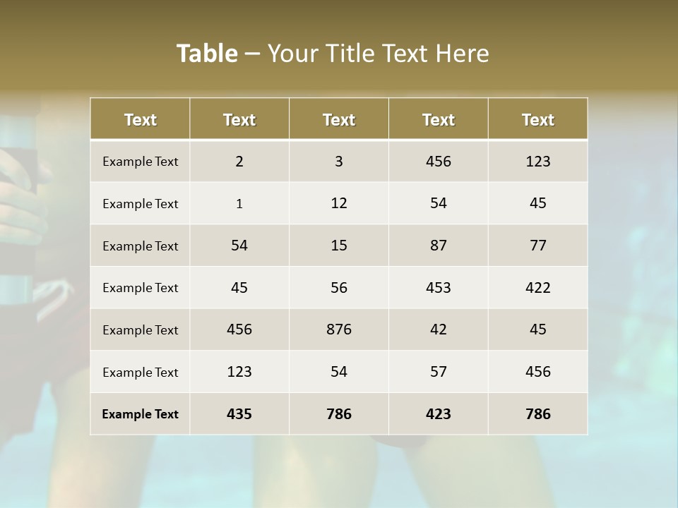 A Couple Of Women In Bikinis Under Water PowerPoint Template