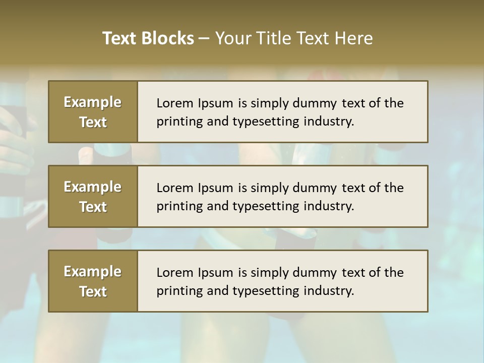 A Couple Of Women In Bikinis Under Water PowerPoint Template