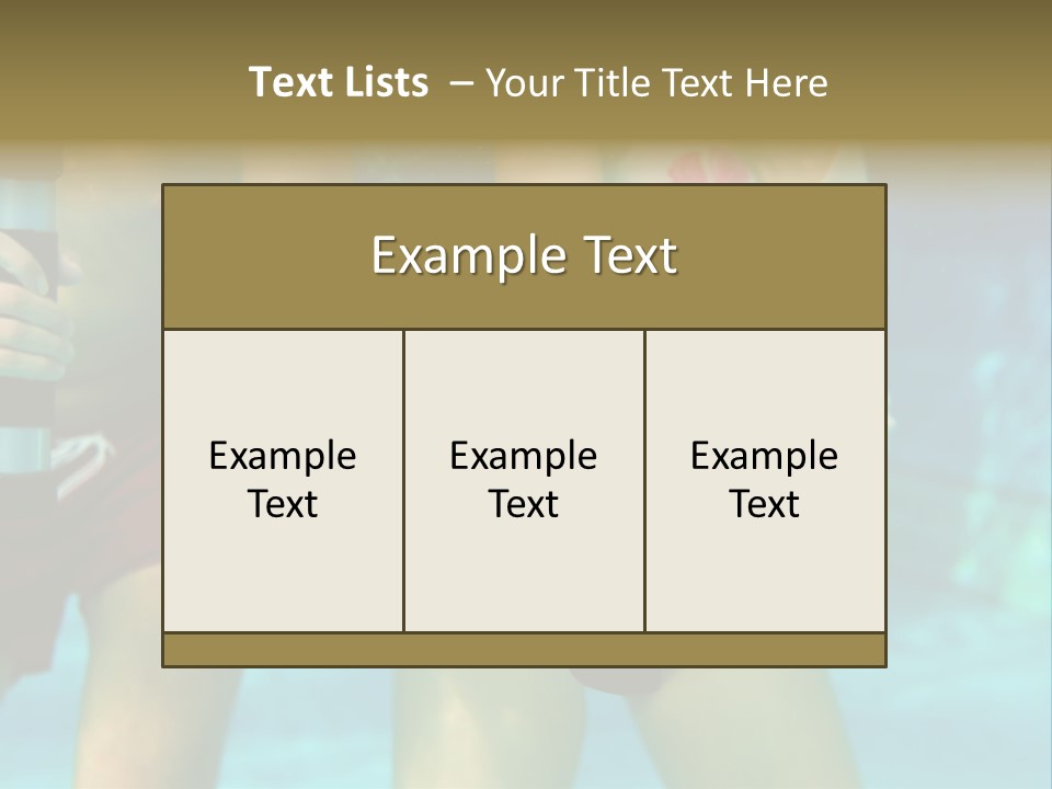 A Couple Of Women In Bikinis Under Water PowerPoint Template
