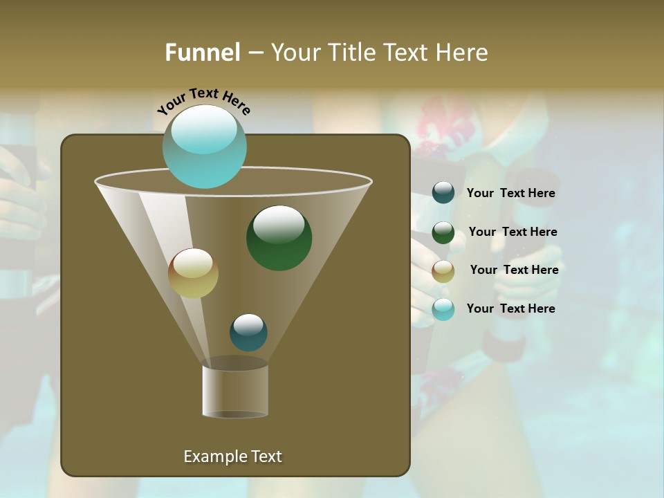 A Couple Of Women In Bikinis Under Water PowerPoint Template