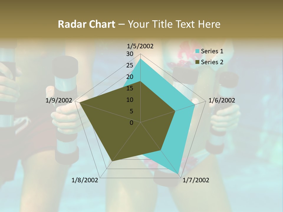 A Couple Of Women In Bikinis Under Water PowerPoint Template