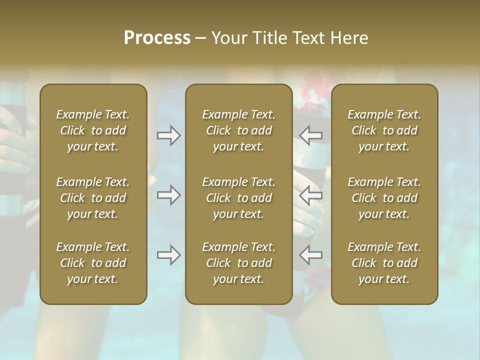 A Couple Of Women In Bikinis Under Water PowerPoint Template