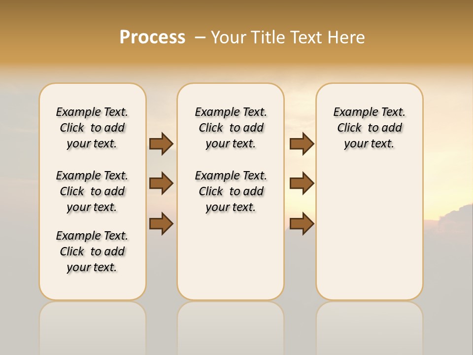 A Man Standing On Top Of A Mountain At Sunset PowerPoint Template