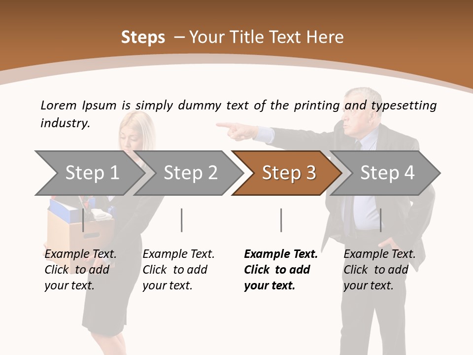 A Man And Woman Holding A Box Powerpoint Presentation PowerPoint Template