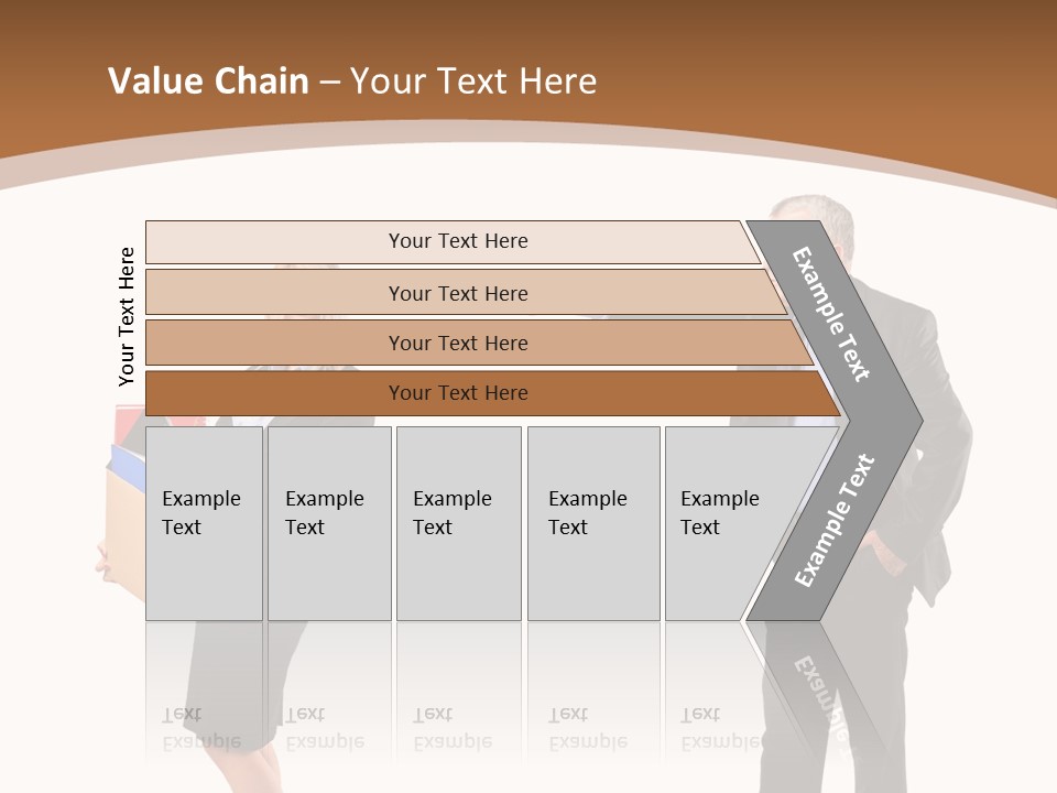 A Man And Woman Holding A Box Powerpoint Presentation PowerPoint Template