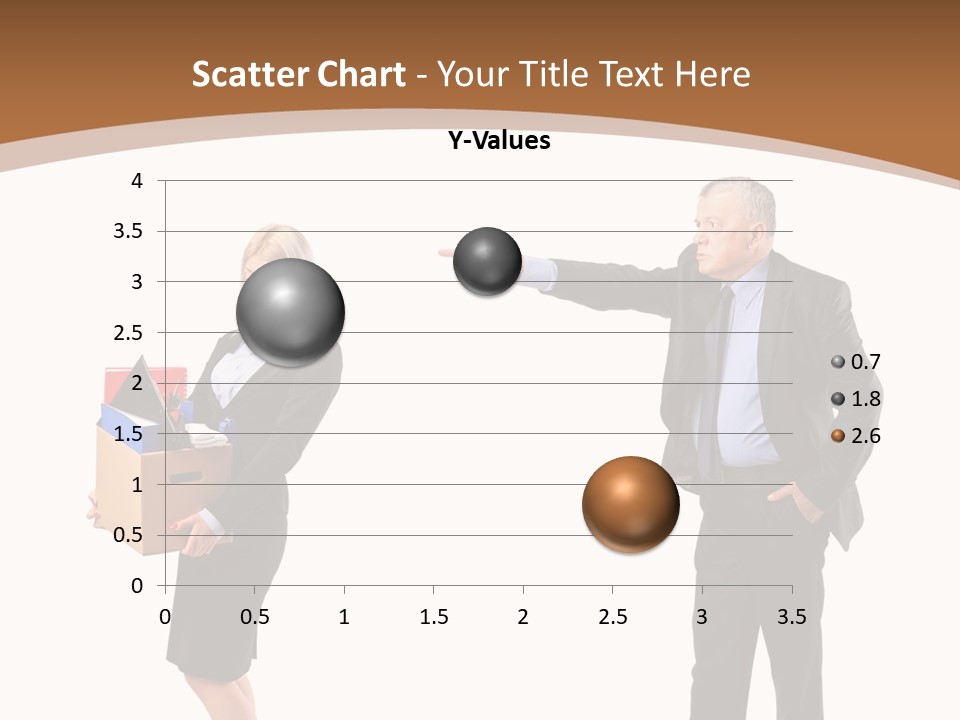 A Man And Woman Holding A Box Powerpoint Presentation PowerPoint Template