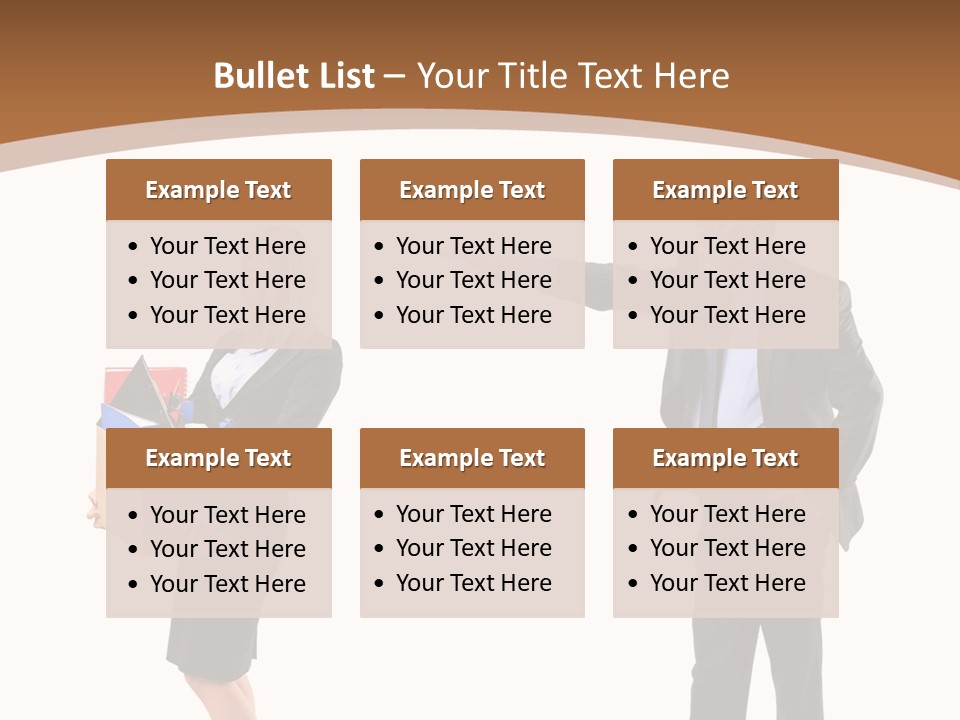 A Man And Woman Holding A Box Powerpoint Presentation PowerPoint Template