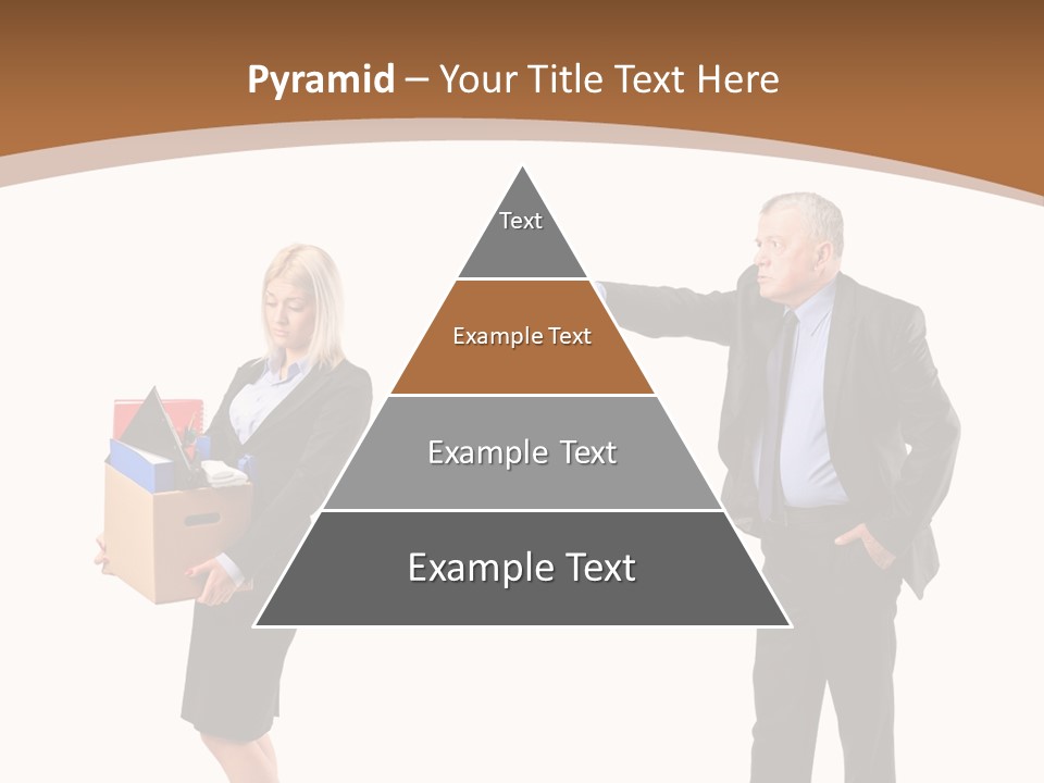 A Man And Woman Holding A Box Powerpoint Presentation PowerPoint Template