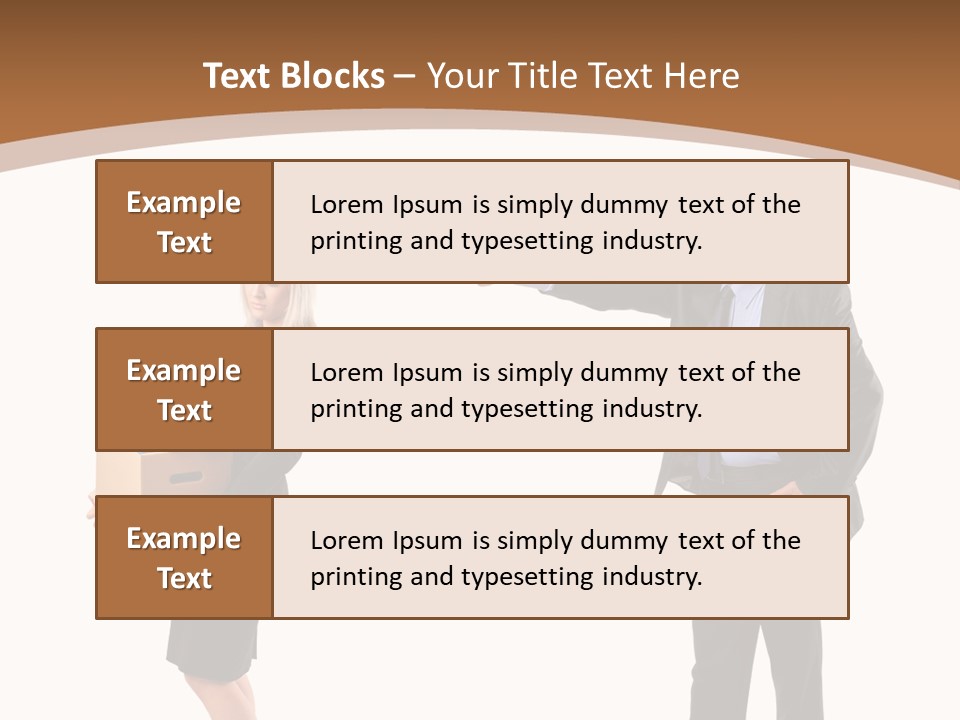 A Man And Woman Holding A Box Powerpoint Presentation PowerPoint Template