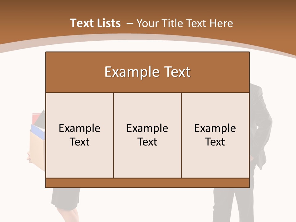 A Man And Woman Holding A Box Powerpoint Presentation PowerPoint Template
