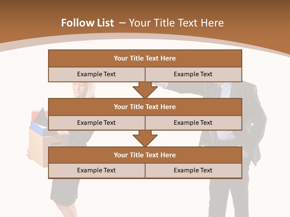 A Man And Woman Holding A Box Powerpoint Presentation PowerPoint Template