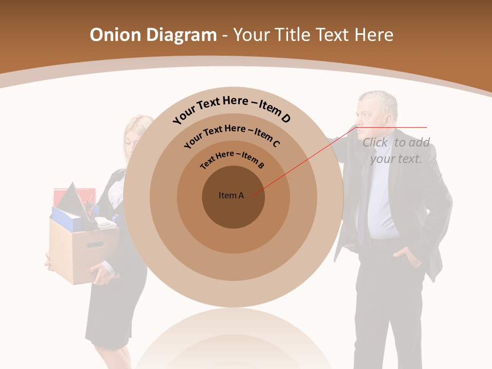 A Man And Woman Holding A Box Powerpoint Presentation PowerPoint Template