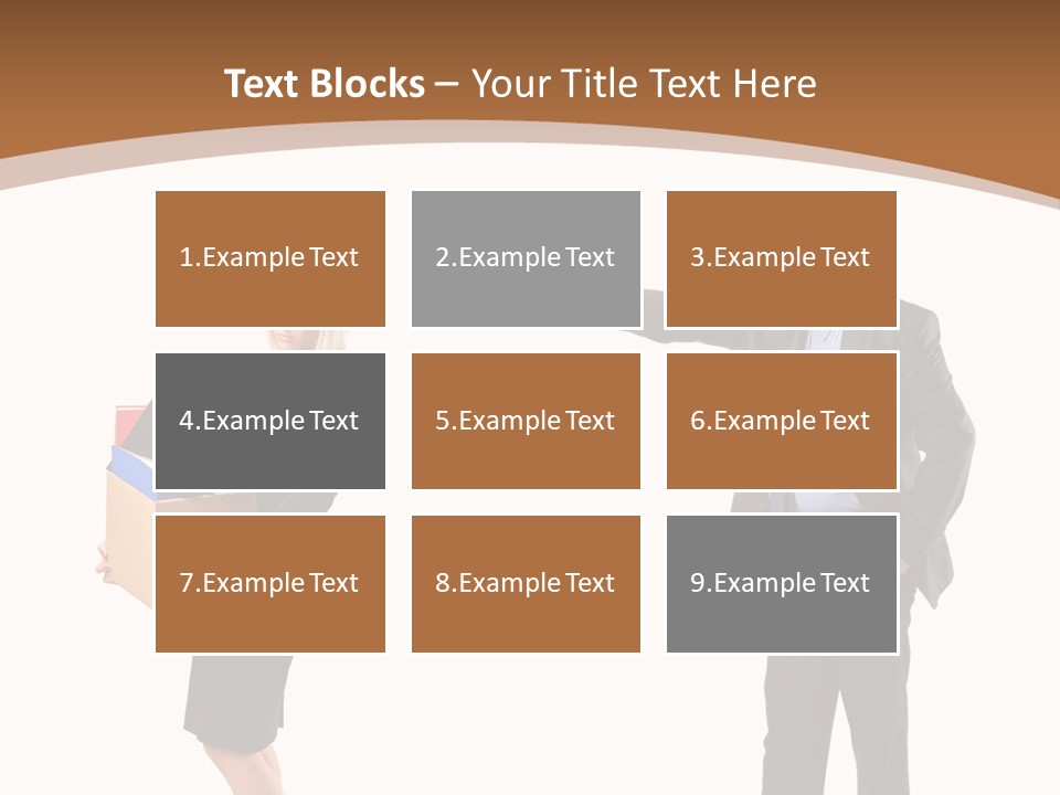 A Man And Woman Holding A Box Powerpoint Presentation PowerPoint Template