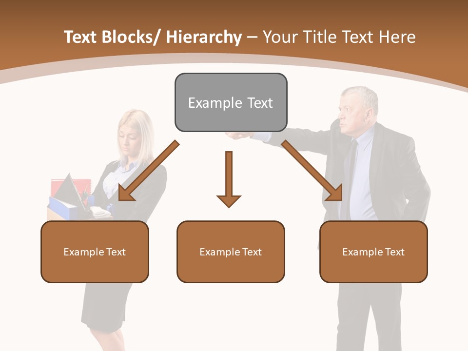 A Man And Woman Holding A Box Powerpoint Presentation PowerPoint Template